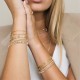 4 PCS Bead Bracelet For Women Beaded Ball Paper Clip Bracelet Stretchable Elastic Bracelet Set 4 PCS Bead Bracelet For Women Beaded Ball Paper Clip Bracelet Stretchable Elastic Bracelet Set